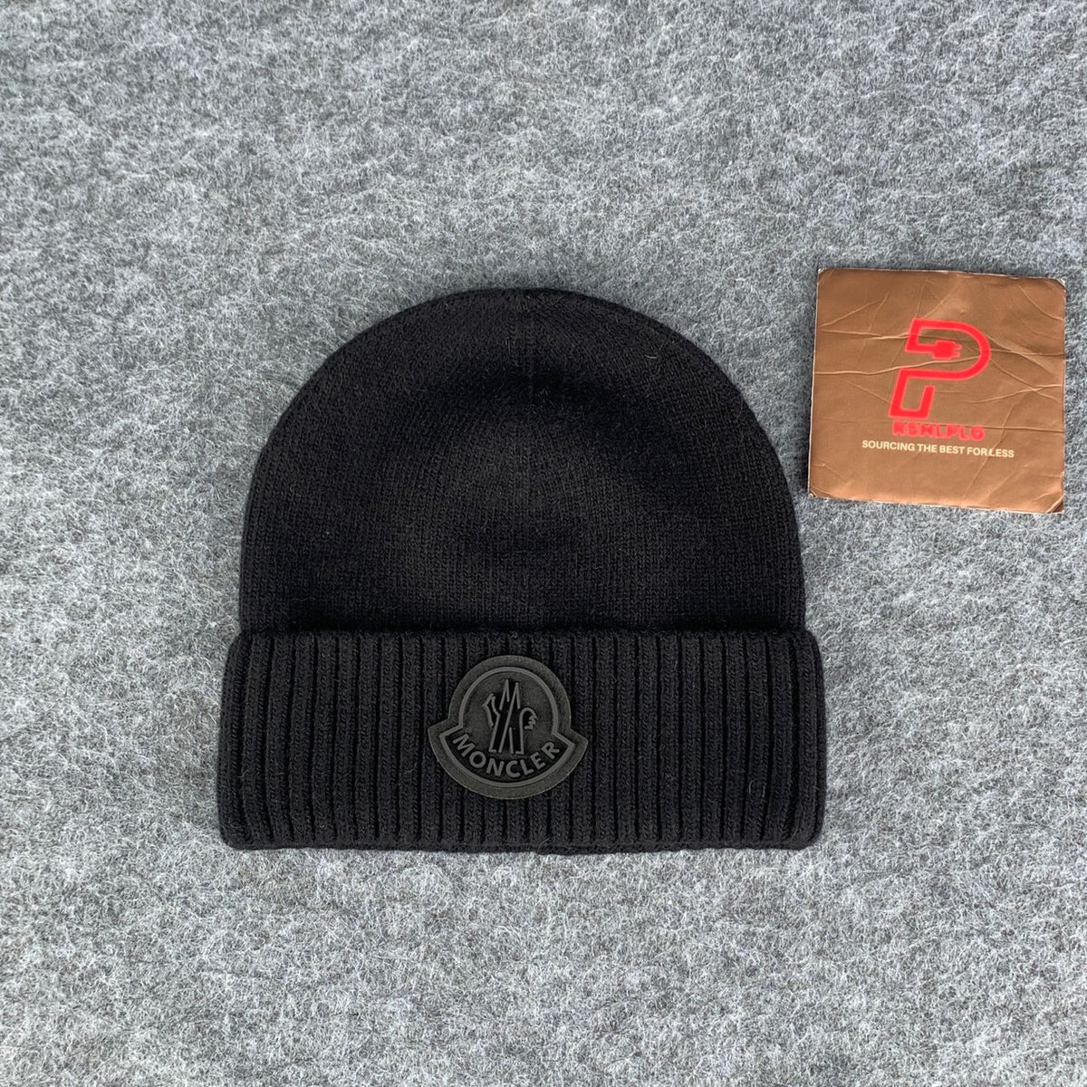 Moncler Cotton Tricot Beanie ‘Black’