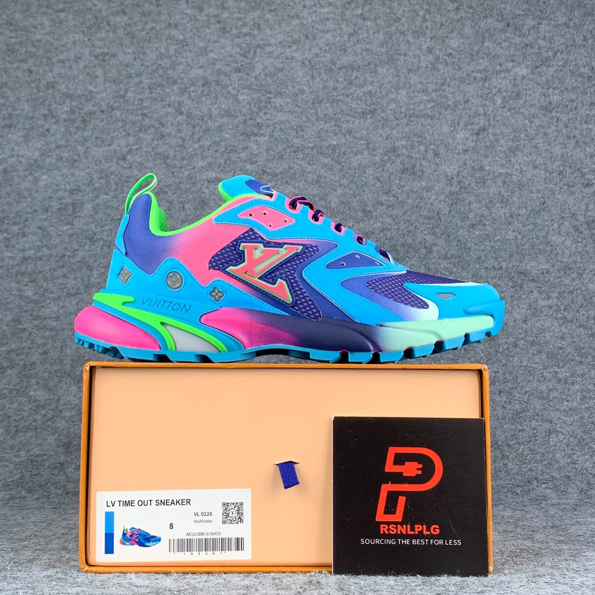 LV Runner Tatic Sneaker 'Blue Pink Green'