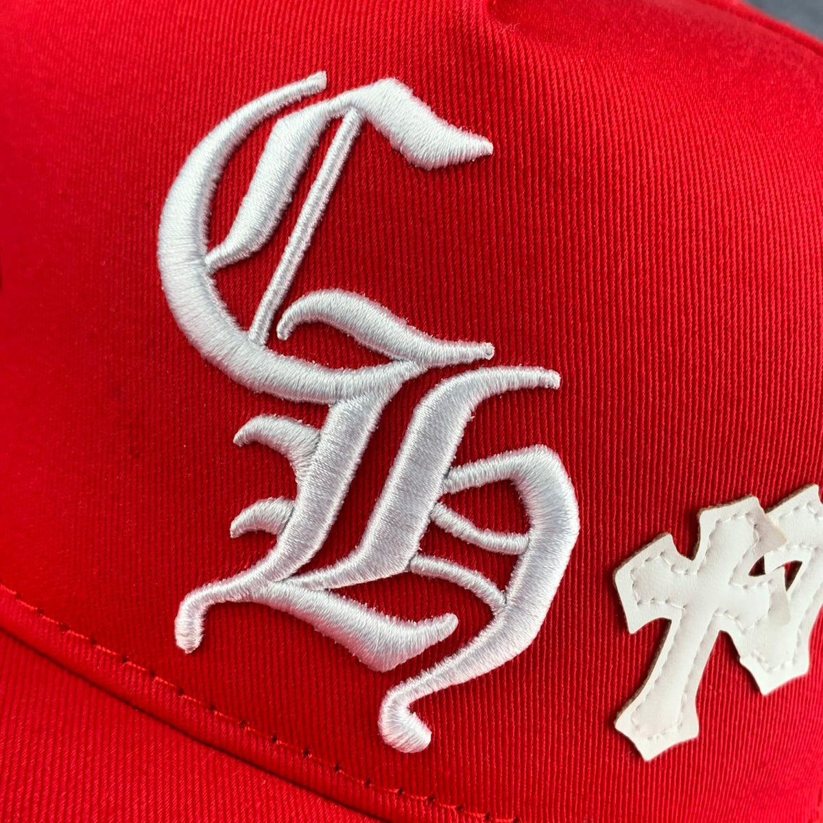 Chrome Hearts Cross Patch Snapback ‘Red’