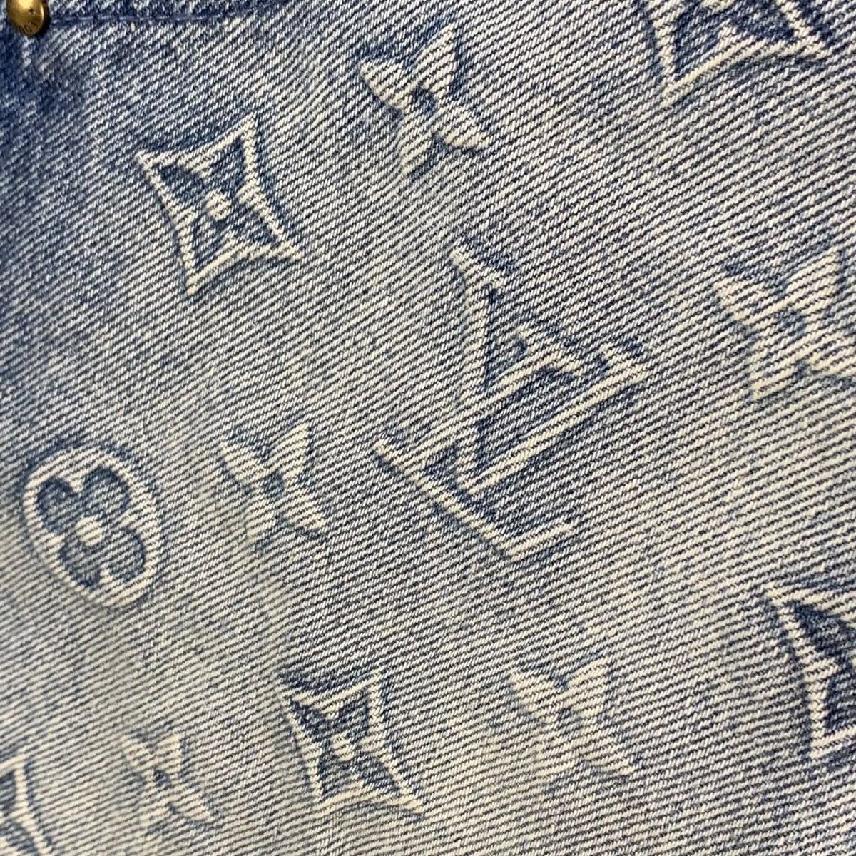 LV Washed Denim Workwear Shirt & LV Denim Carpenter Shorts)