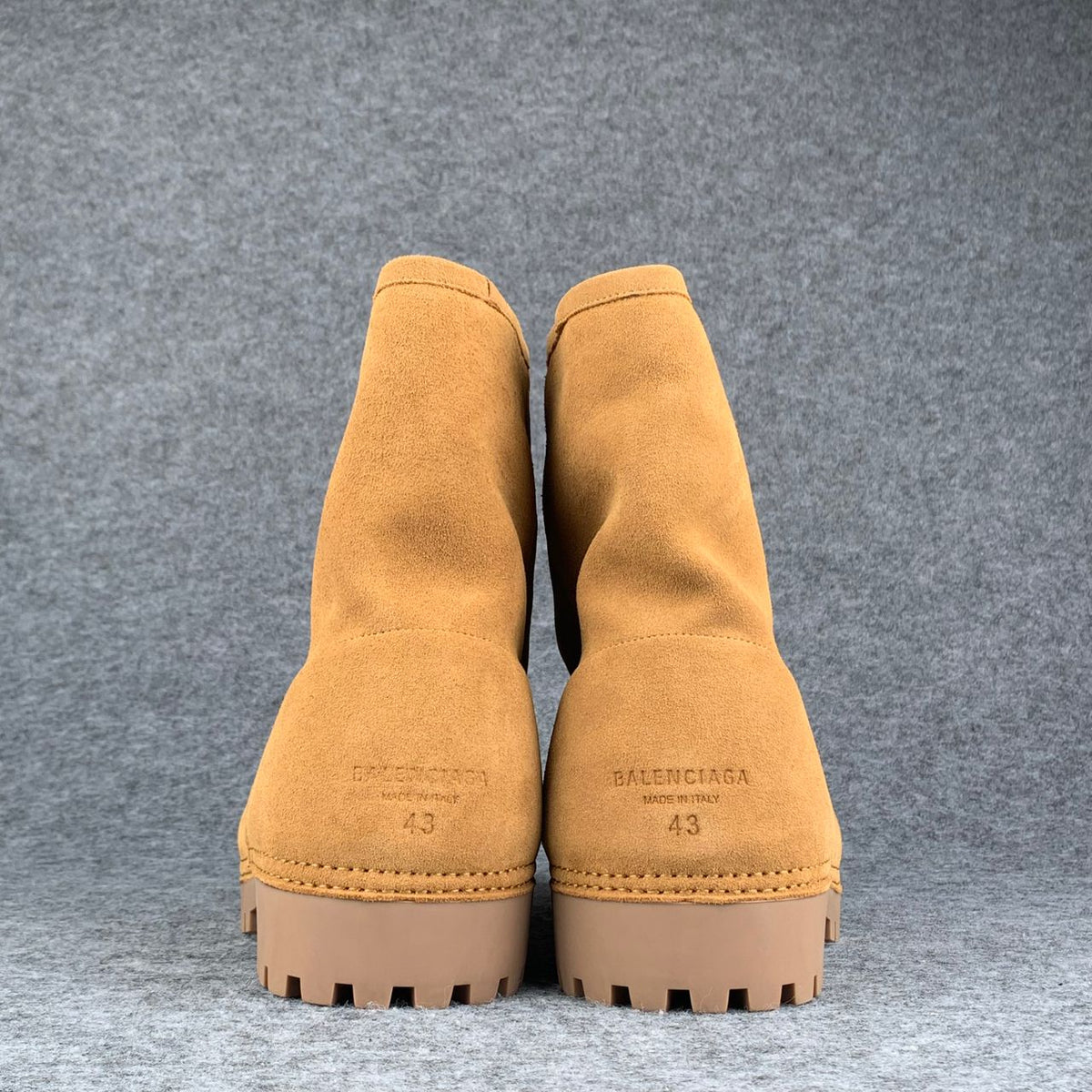 Balenciaga Alaska Fur Low Boot 'Brown' (B-Grade)