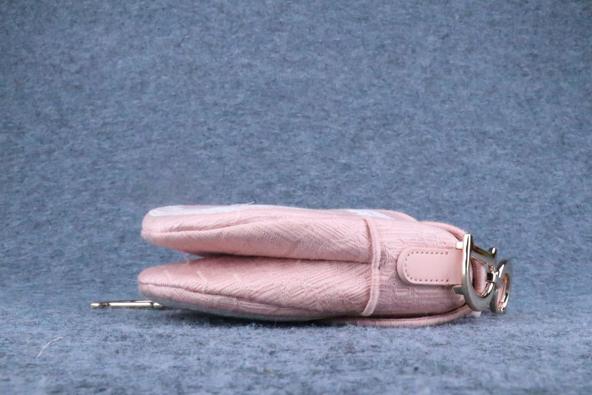 Dior Small Saddle Bag with Strap Latte