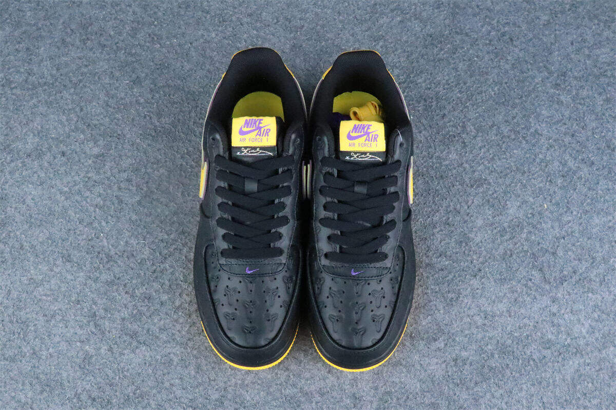 Kobe Bryant x Air Force 1 Low 'Lakers Away' Numbered