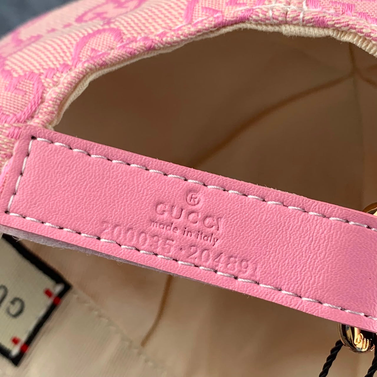 Gucci GG Canvas Baseball Cap ‘Pink’