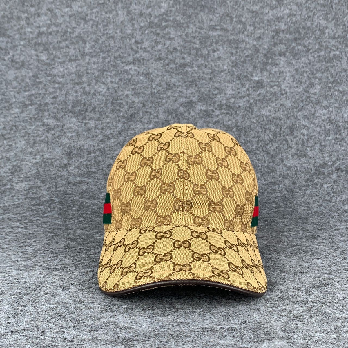 Gucci Original GG Canvas Baseball Hat with Web ‘Beige/Brown’