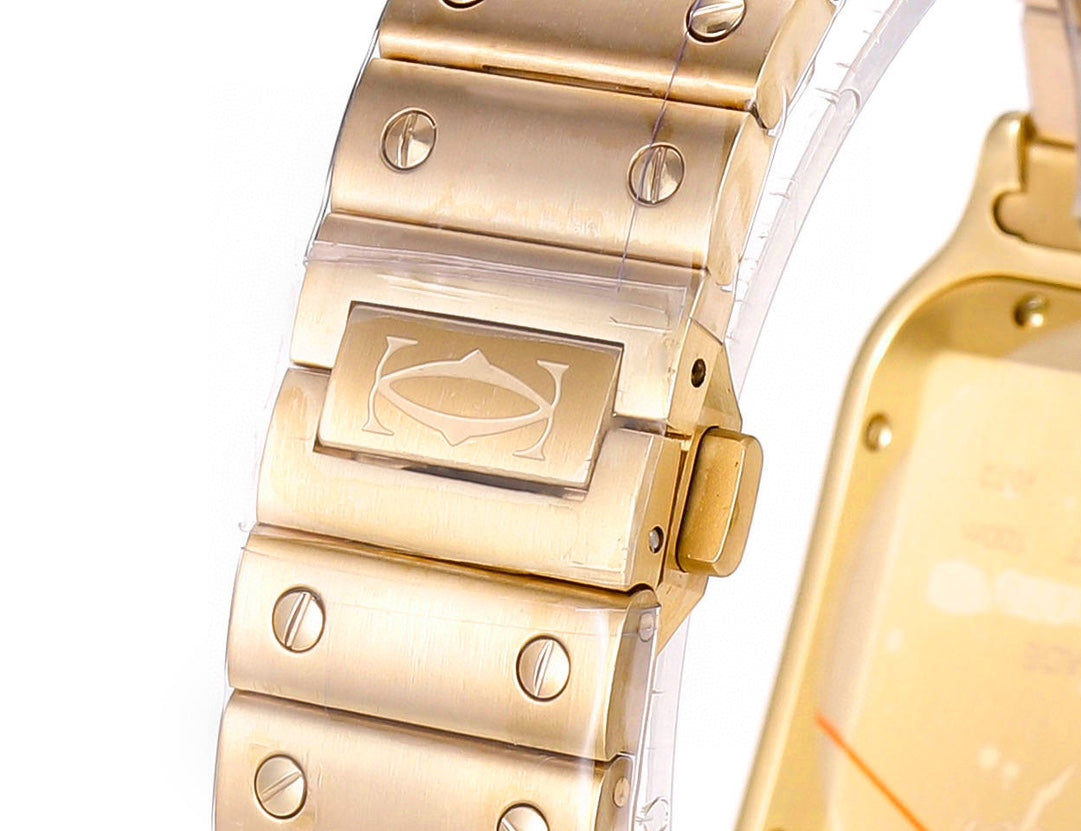 Santos Yellow Gold 39.8MMx47.5MM Watch (WGSA0029)