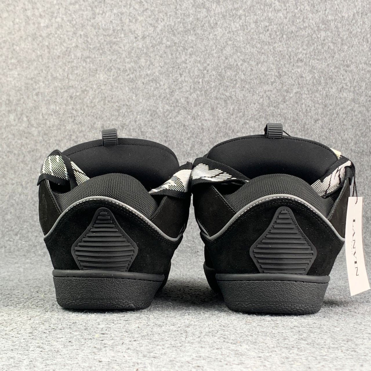 Lanvin Curb Sneakers 'Black Grey'