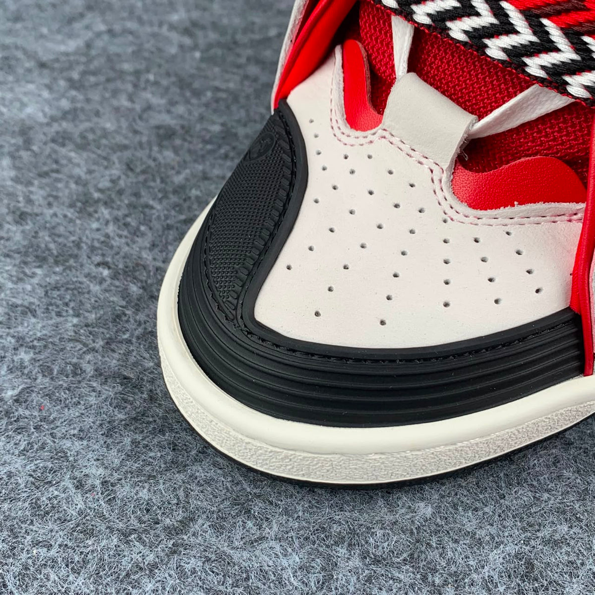 Lanvin Curb Sneakers 'Red White'