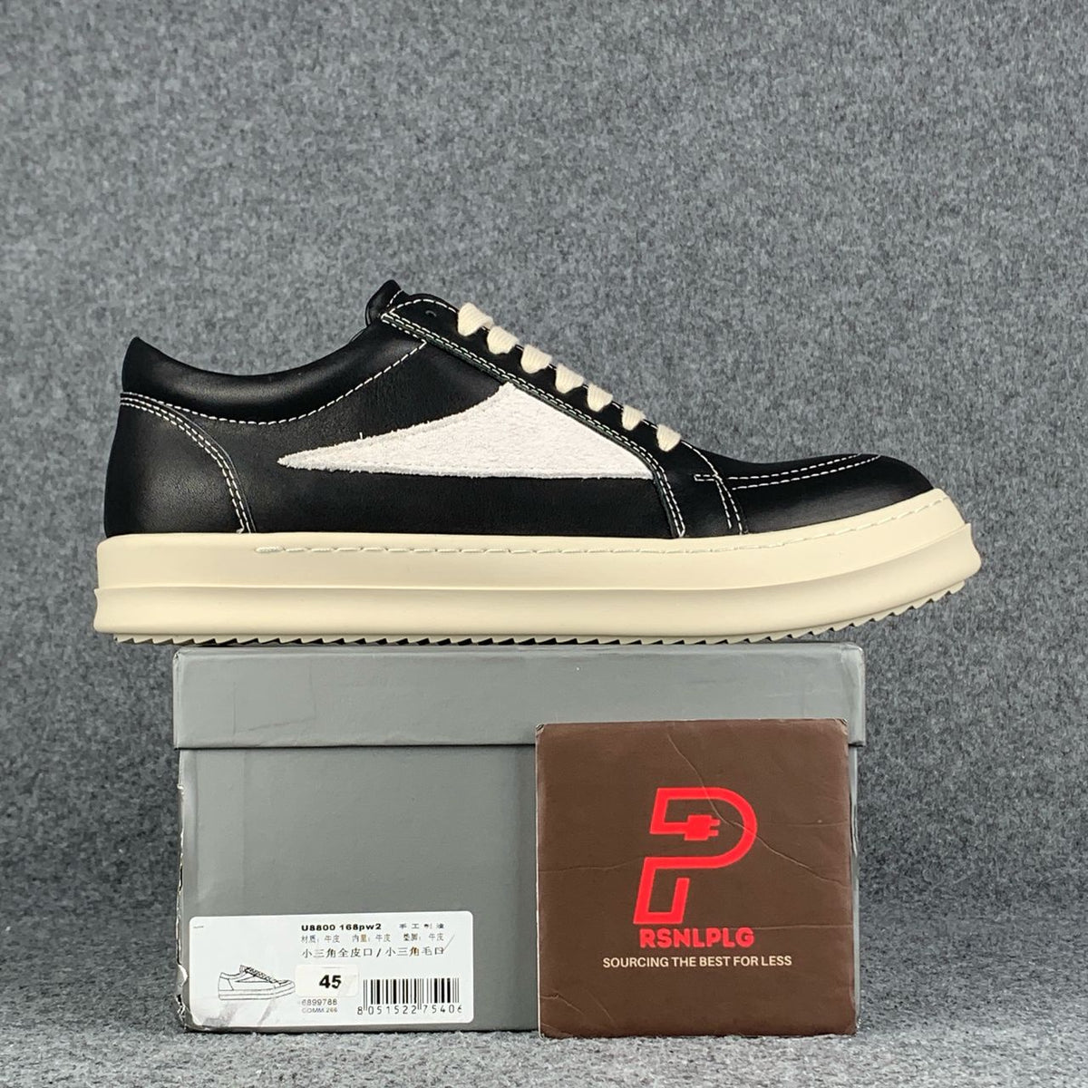 Rick Owens Porterville Vintage Low 'Black Milk'