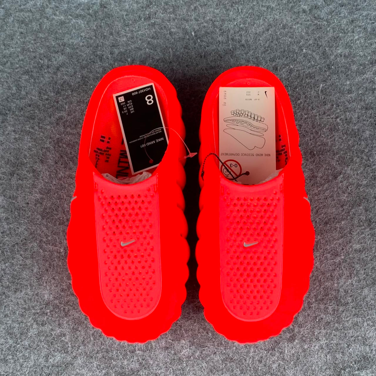 Nike Mind 001 Mule 'Solar Red' (We recommend sizing up)