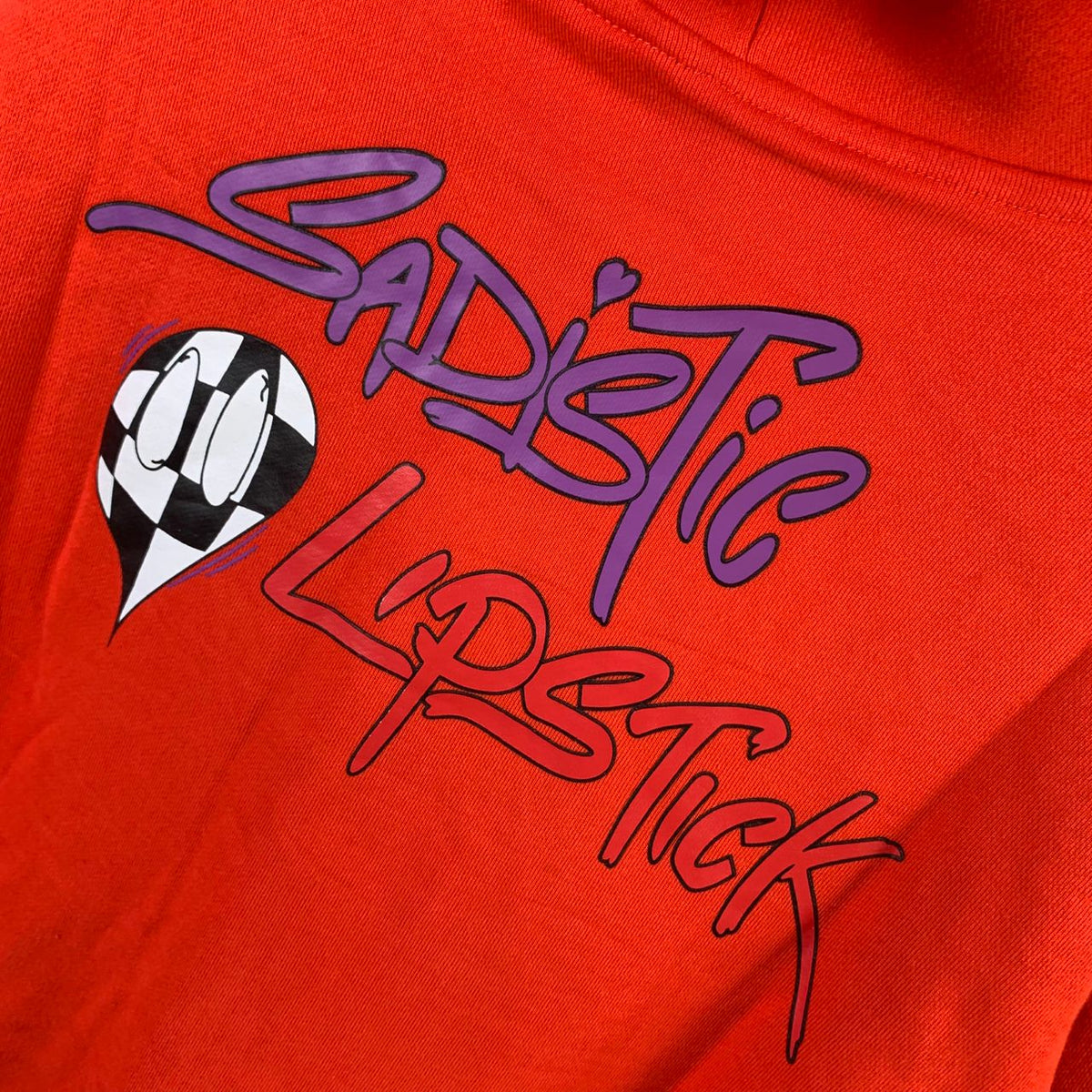 Chrome Hearts Matty Boy Sadistic Lipstick Hoodie 'Red/Orange'