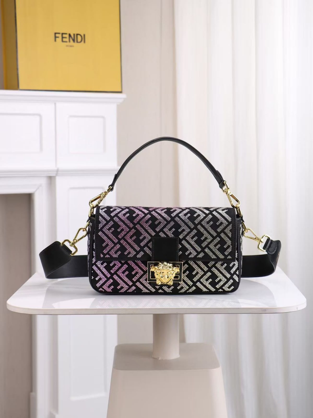 Fendi x Versace (Fendace) Baguette Shoulder Bag