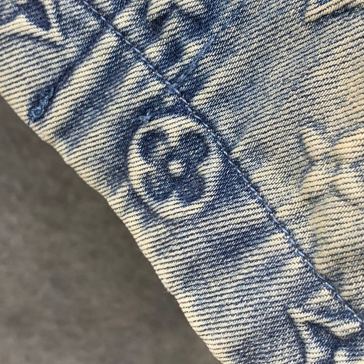 LV Washed Denim Workwear Shirt & LV Denim Carpenter Shorts)