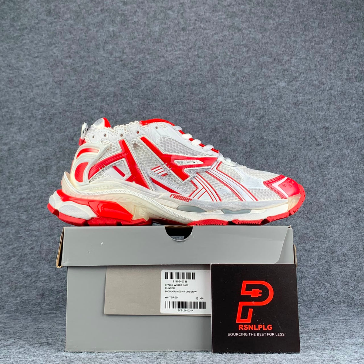 Balenciaga Runner Sneaker 'White Red'