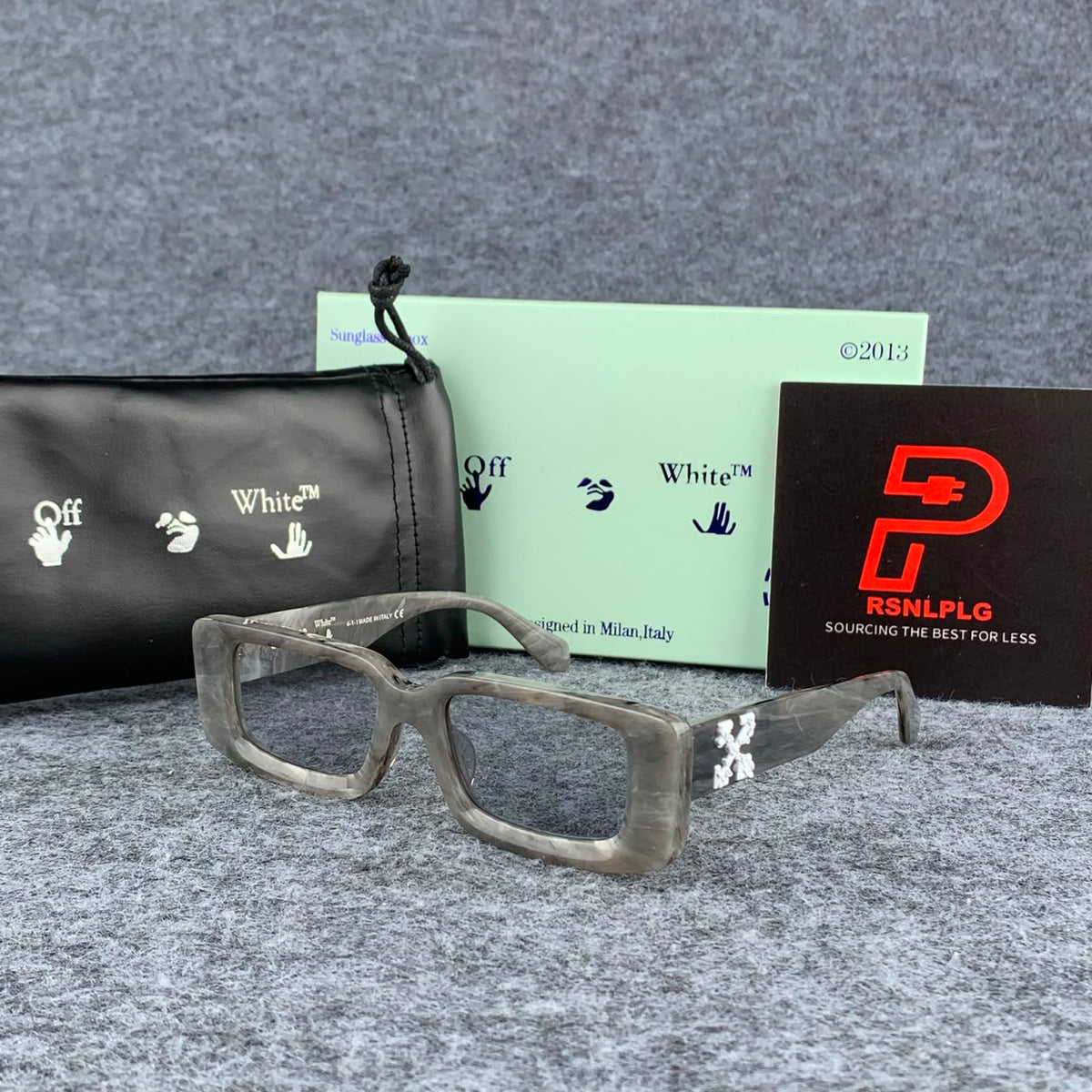 Off-White Grey Sunglasses