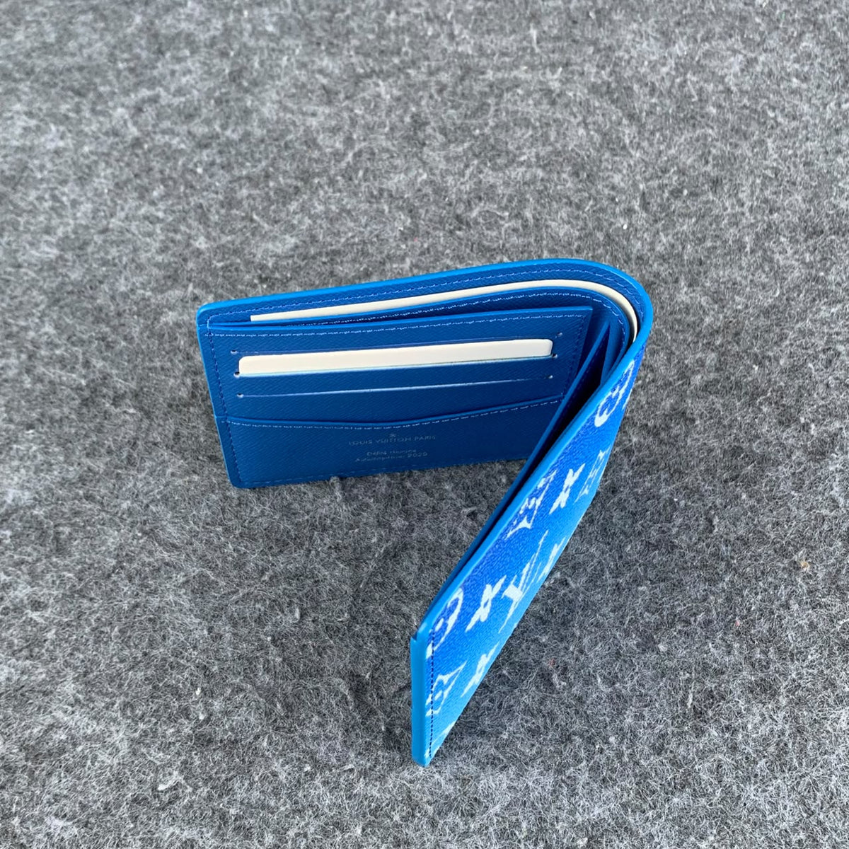 LV Slender Wallet Clouds 'Blue'