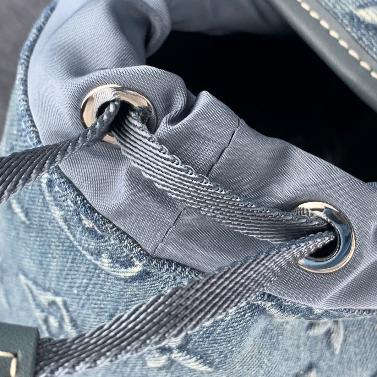 LV BACKPACK DENIM JACQUARD ‘BLUE’