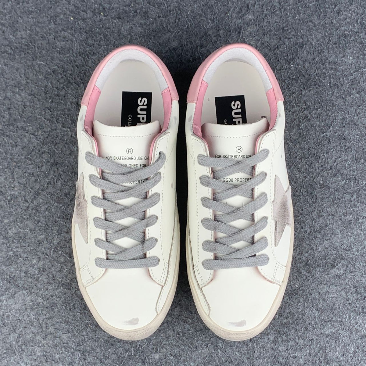 GOLDEN GOOSE Wmns Superstar Pink Tab Sneaker