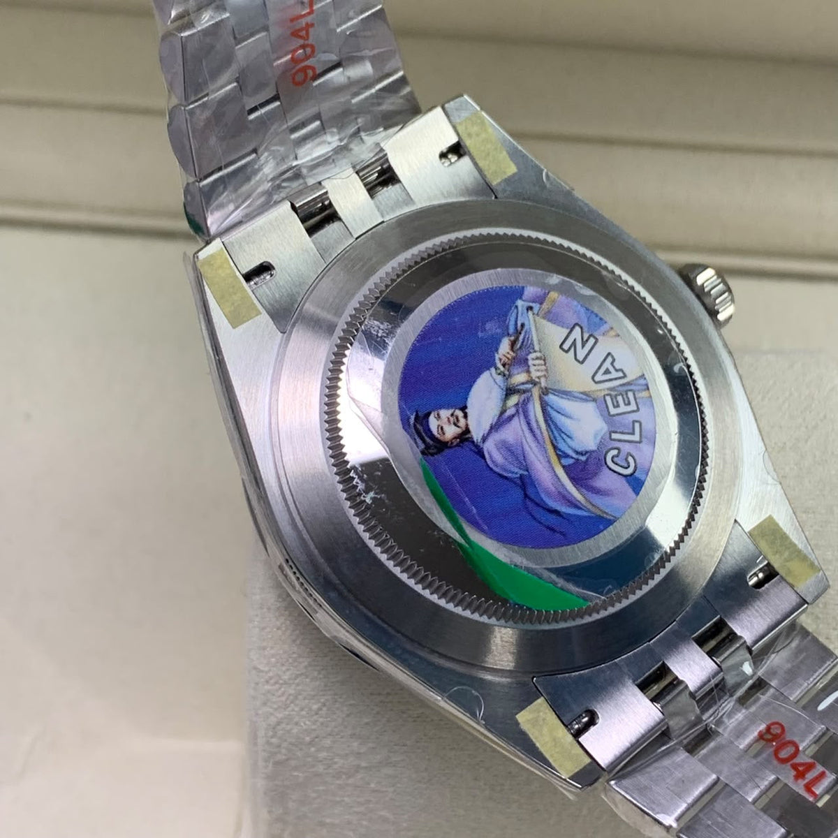 Rhodium Gray & Diamond 41MM Watch