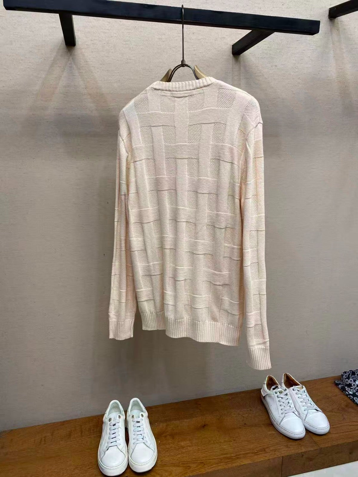 LV Long-Sleeved Pullover ‘Pale Beige’