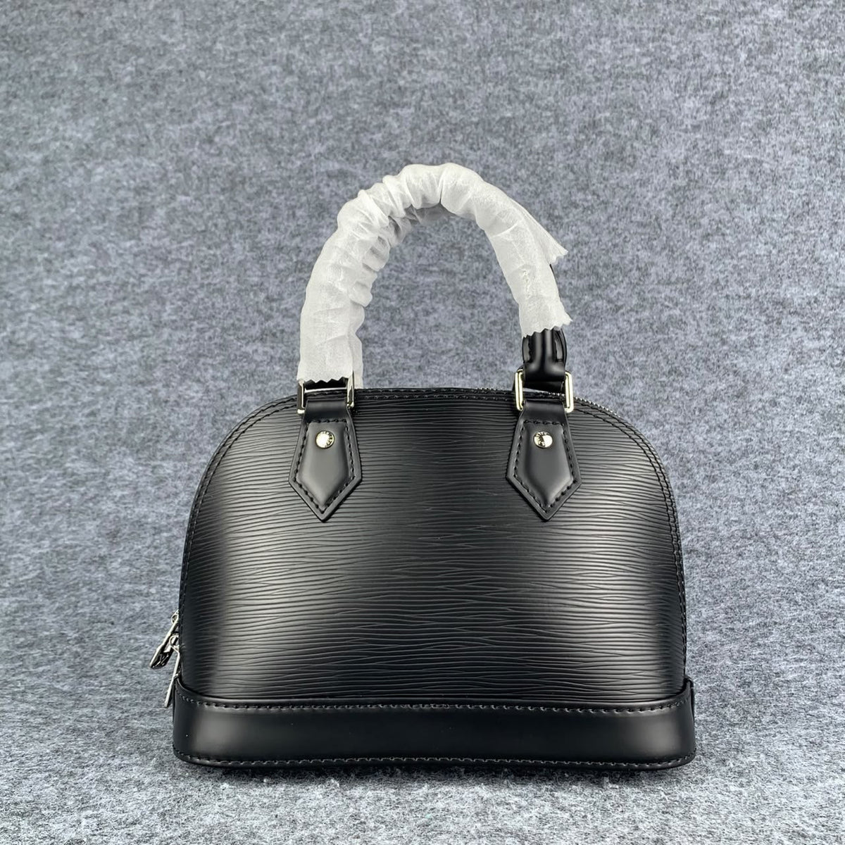 LV Alma BB in Black Epi Leather