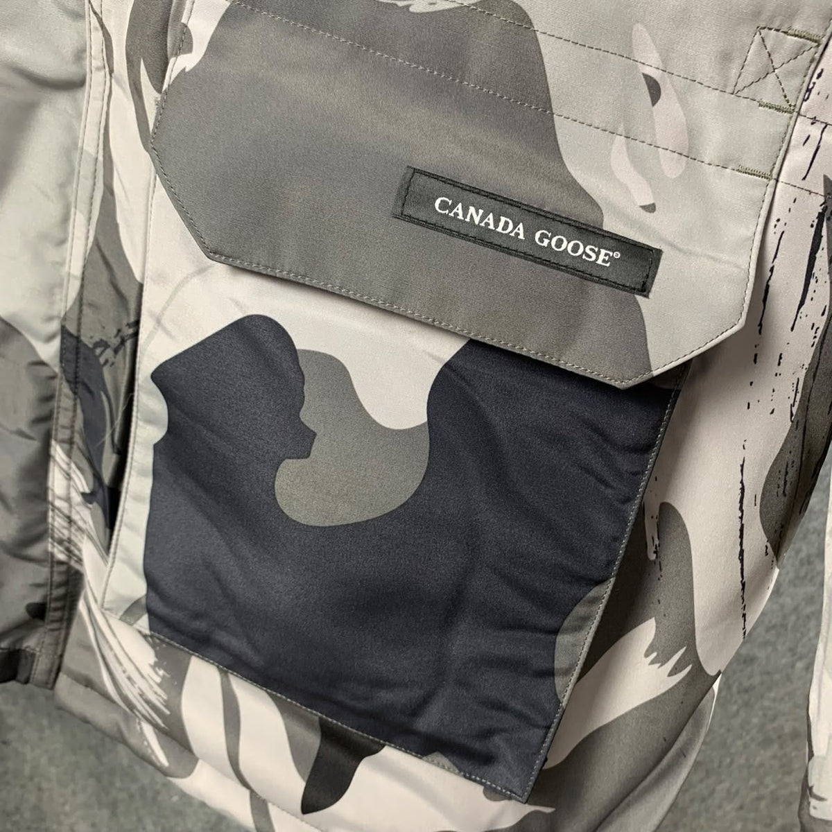 Canada Goose Expedition Parka Gray Camouflage