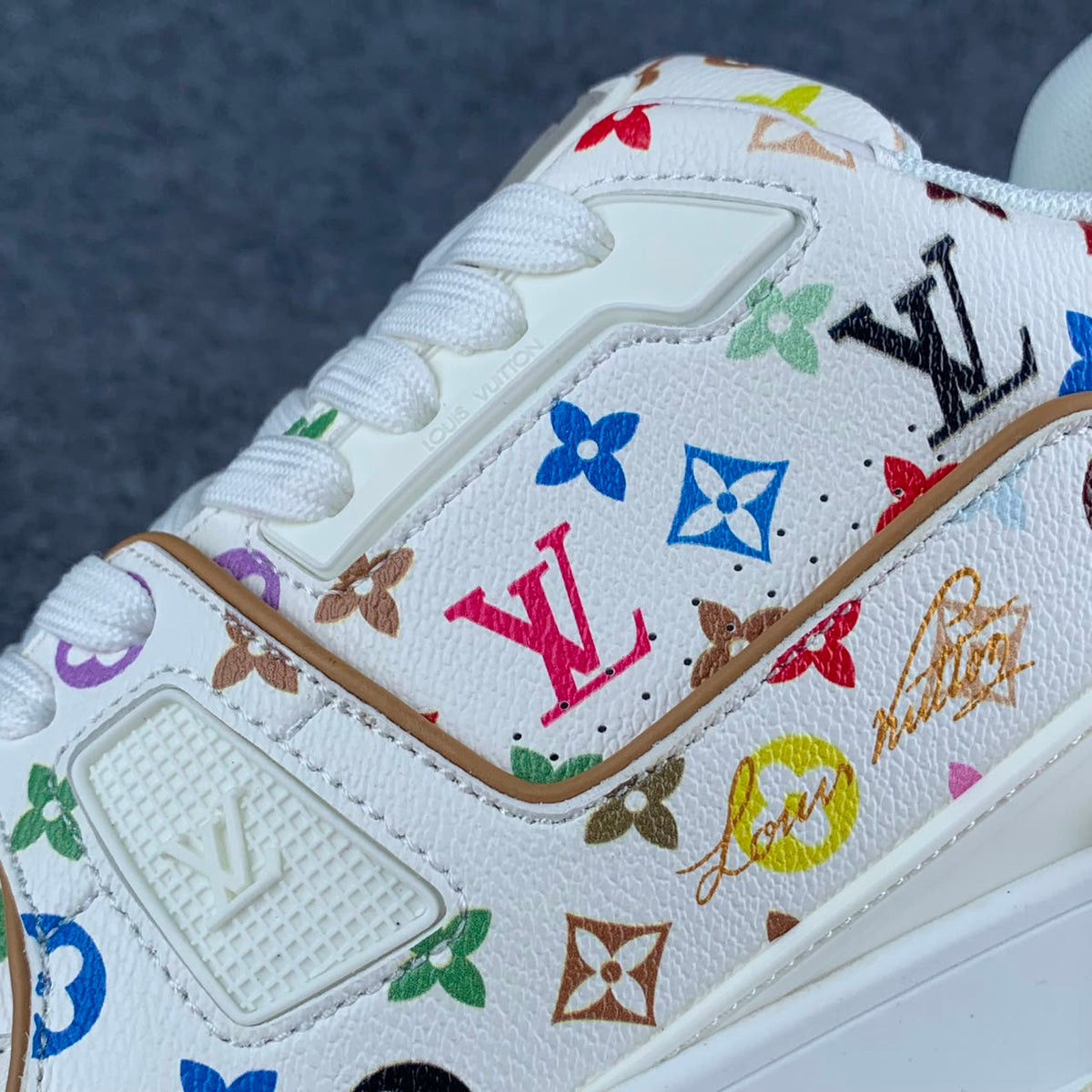 Takashi Murakami x LV Trainer 'White' (B-Grade Version)