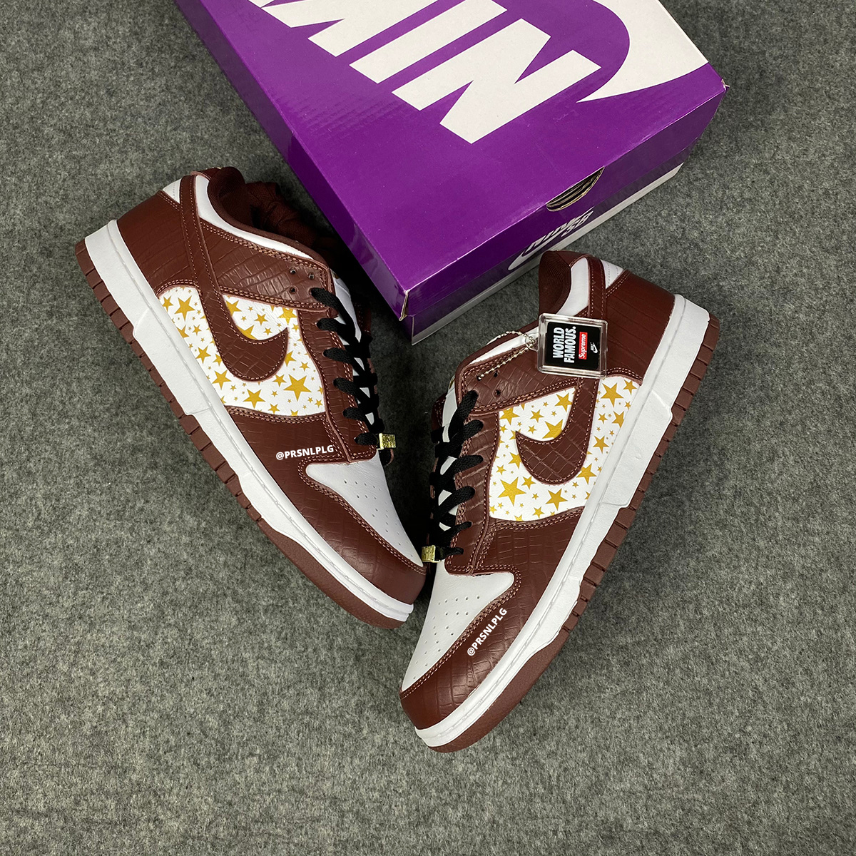 Supreme x Dunk Low OG SB QS 'Barkroot Brown'