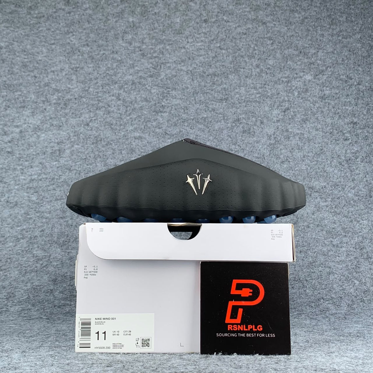 Custom Chrome Hearts x Nike Mind 001 'Black' (We recommend sizing up)