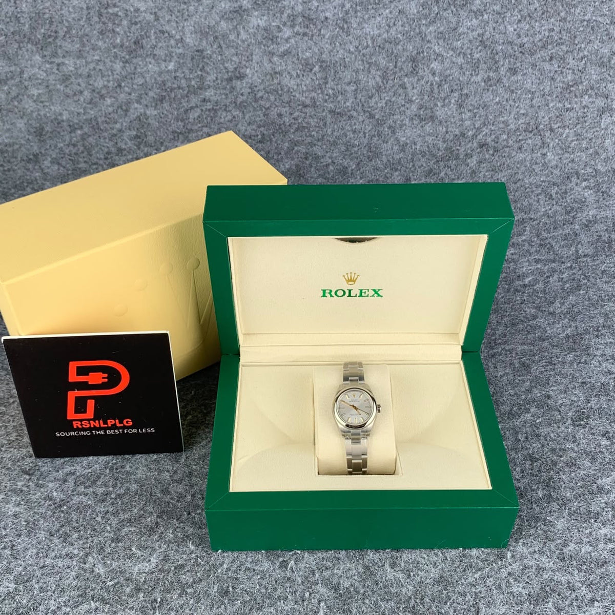 Silver 28MM Watch