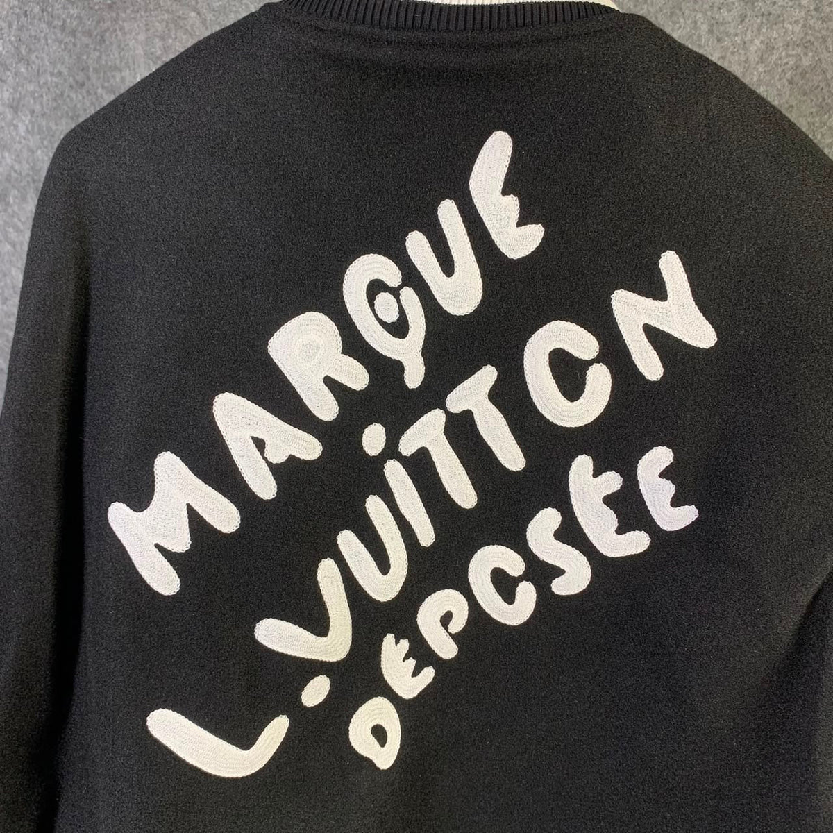 LV Marque Déposée Varsity Jacket 'Black White'