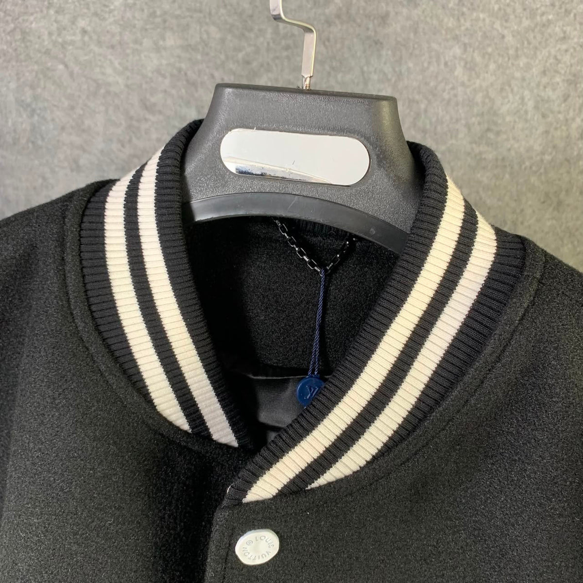 LV Marque Déposée Varsity Jacket 'Black White'