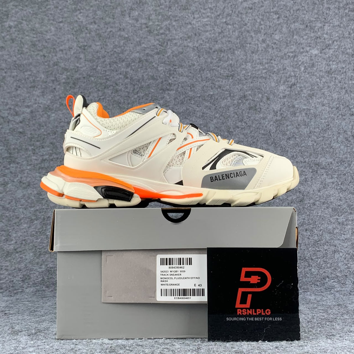 Balenciaga Wmns Track Trainer 'White Orange'