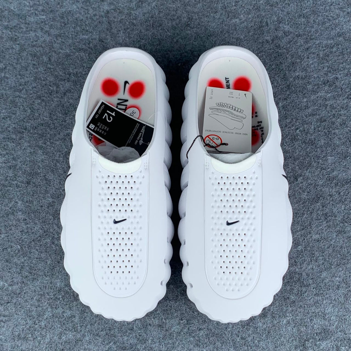 Nike Mind 001 'White Speed Red' (We recommend sizing up)