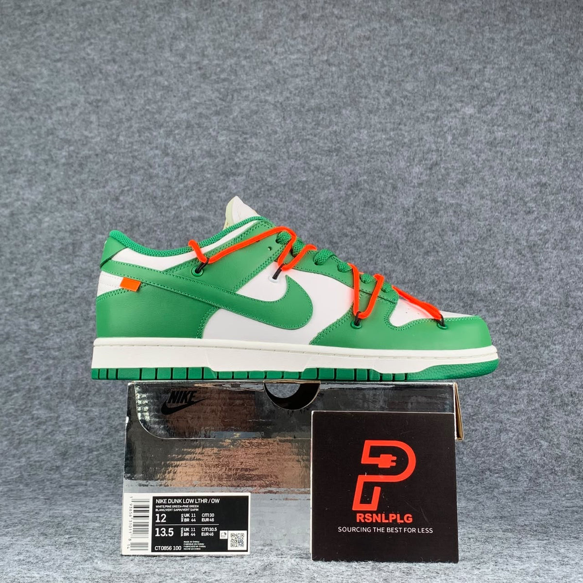 Off-White x Dunk Low 'Pine Green'