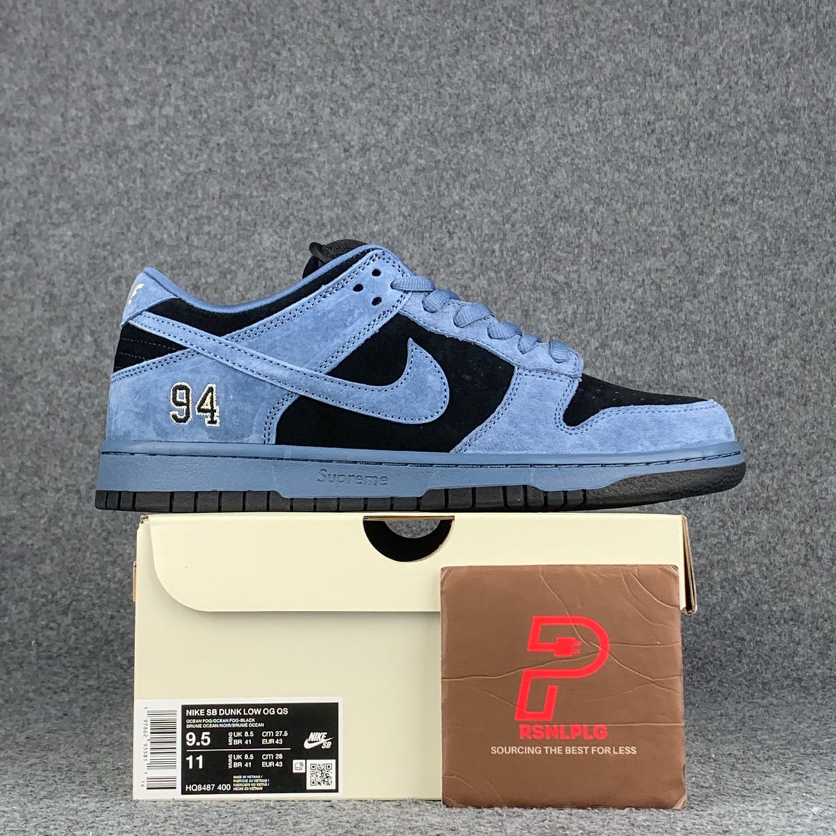 Supreme x Nike Dunk Low SB 'Ocean Fog'