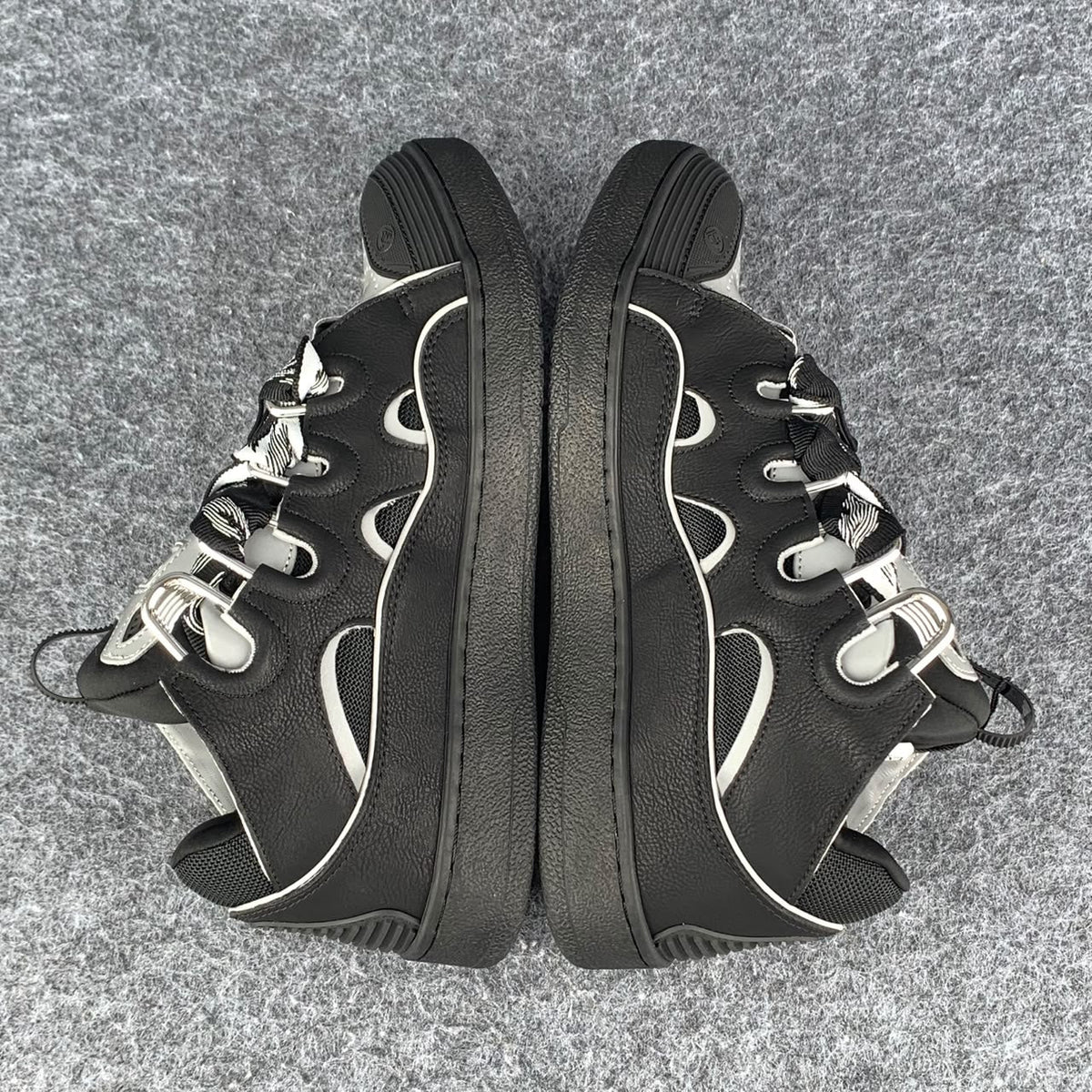 (Value Version) Lanvin Curb Sneakers 'Black Grey'