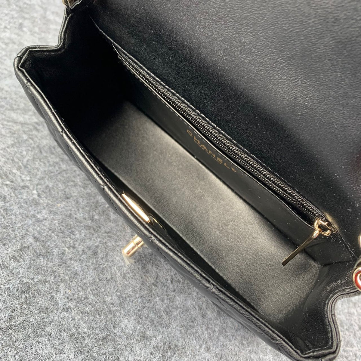 Chanel Coco Charms Flap Bag Black