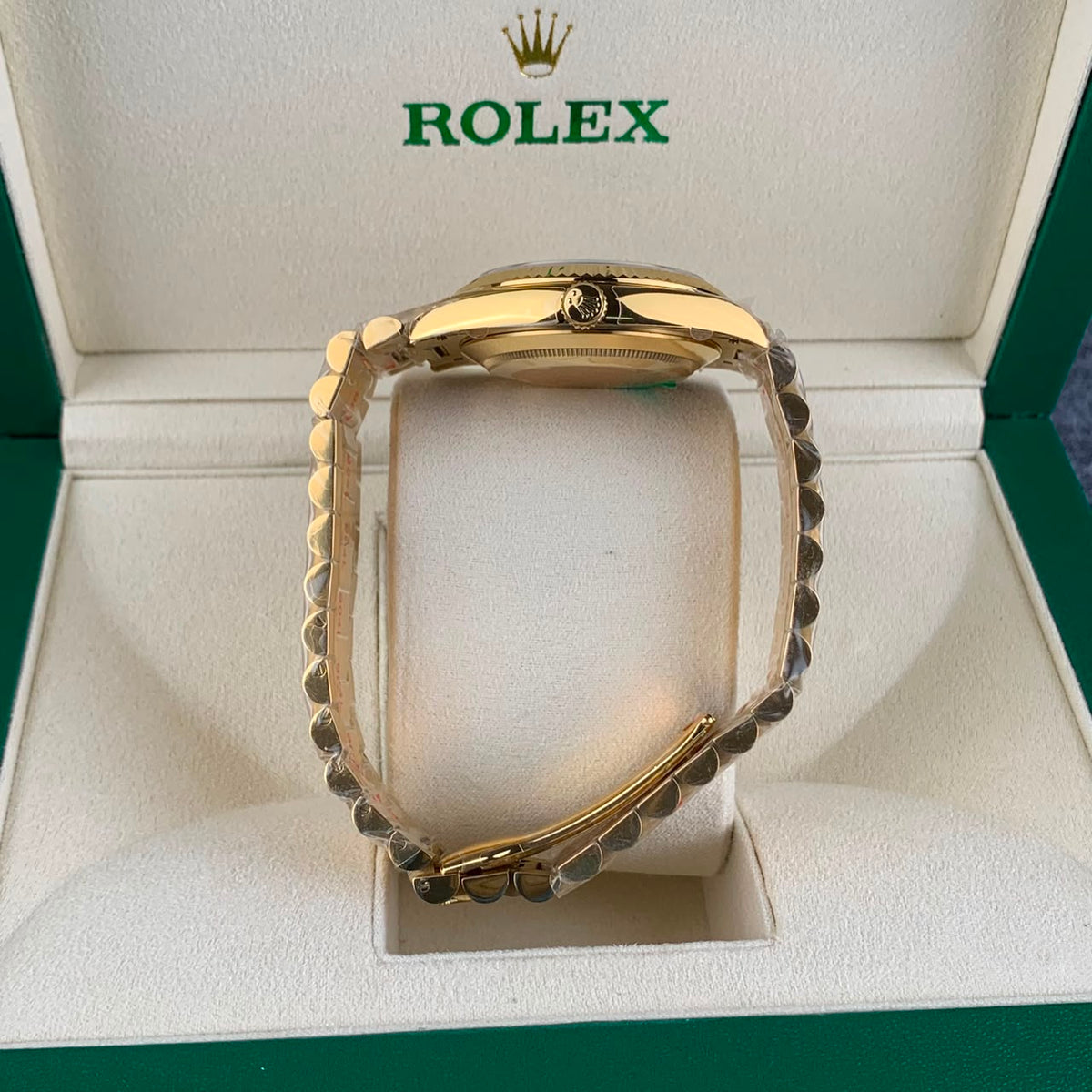 Yellow Gold & Green 40MM Watch