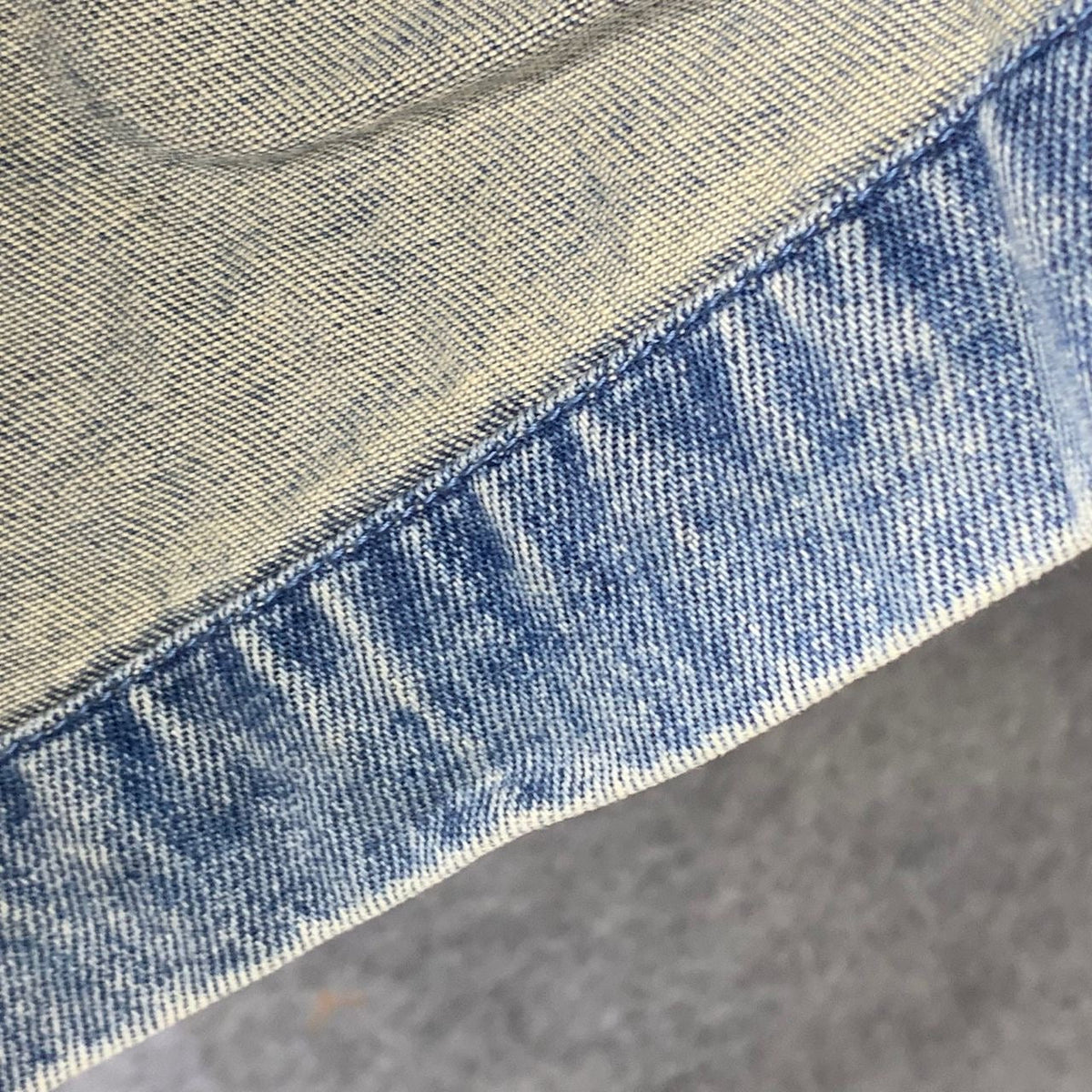 LV Washed Denim Workwear Shirt & LV Denim Carpenter Shorts)