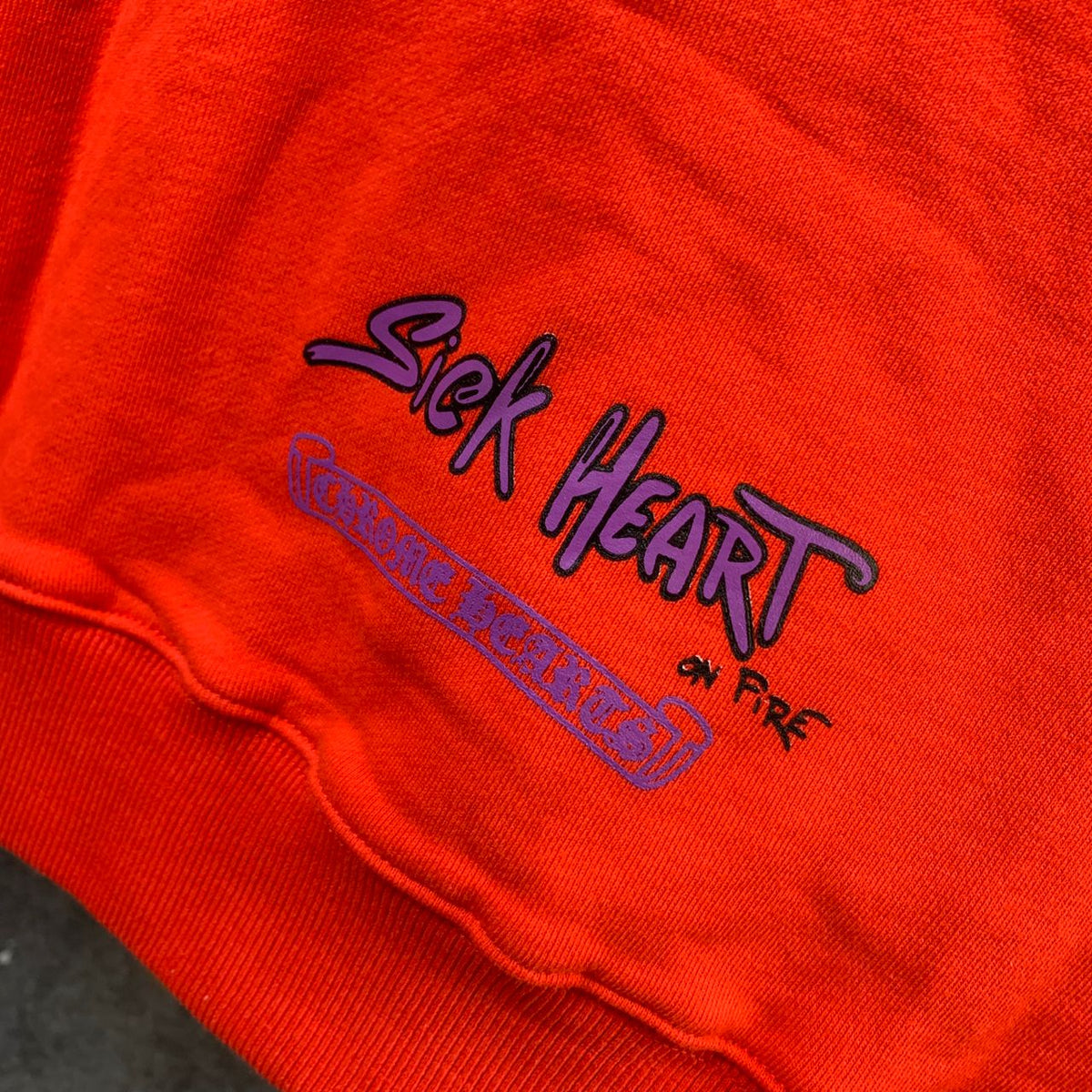 Chrome Hearts Matty Boy Sadistic Lipstick Hoodie 'Red/Orange'