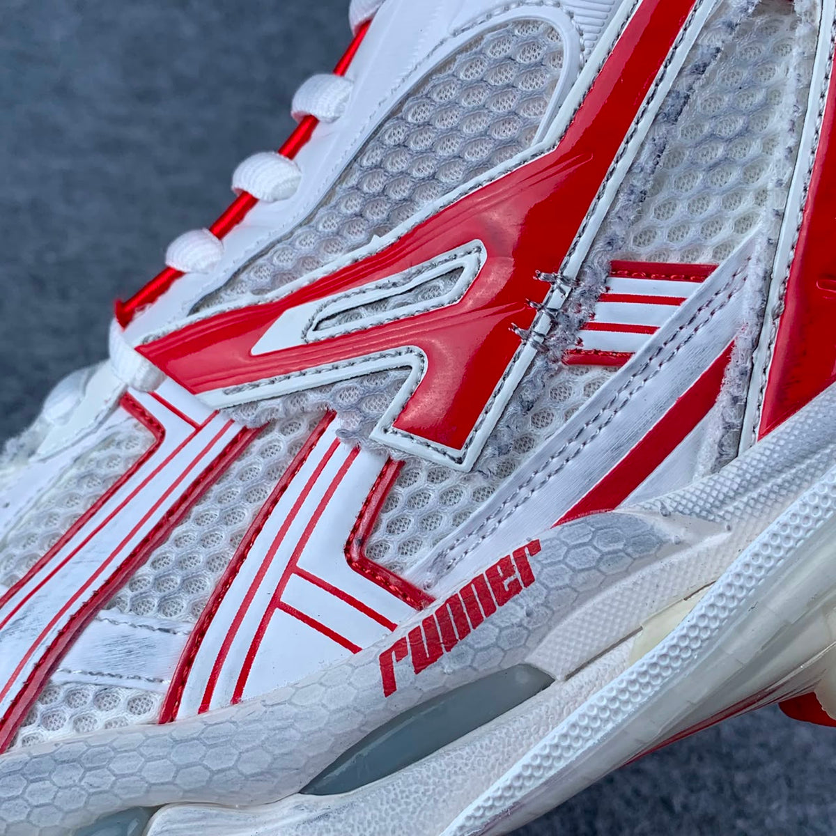 Balenciaga Runner Sneaker 'White Red'