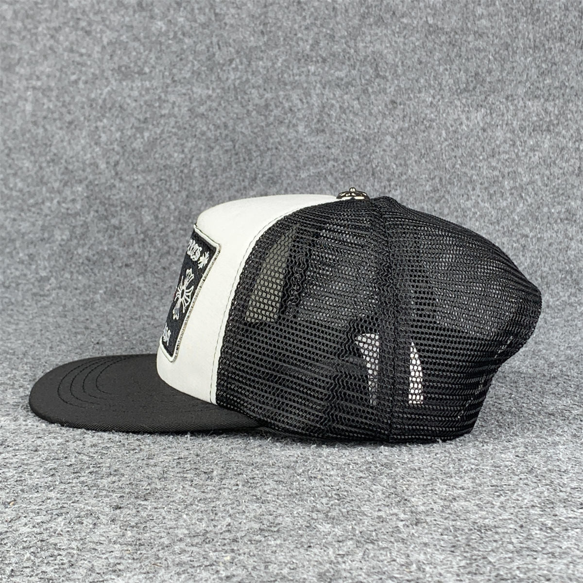 Chrome Hearts Chomper Hollywood Trucker Hat ‘Black/White’