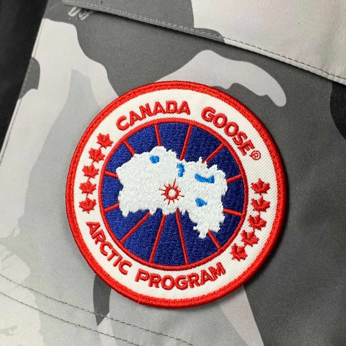 Canada Goose Expedition Parka Gray Camouflage