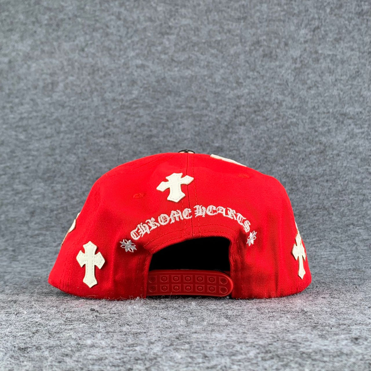 Chrome Hearts Cross Patch Snapback ‘Red’