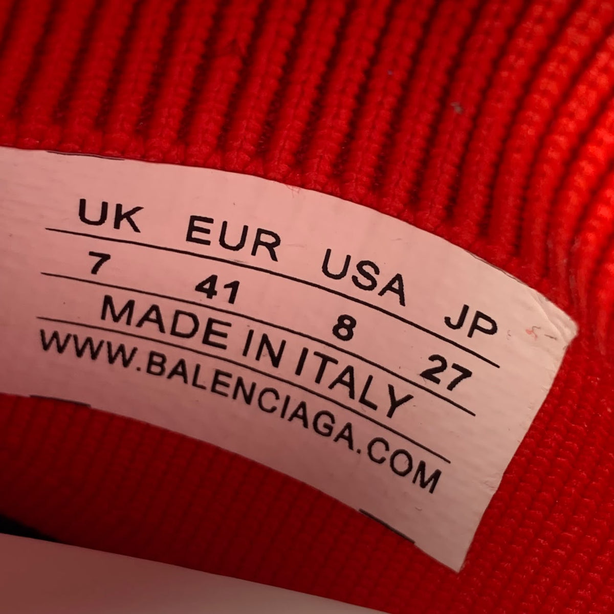 Balenciaga Speed Trainer 'Red'