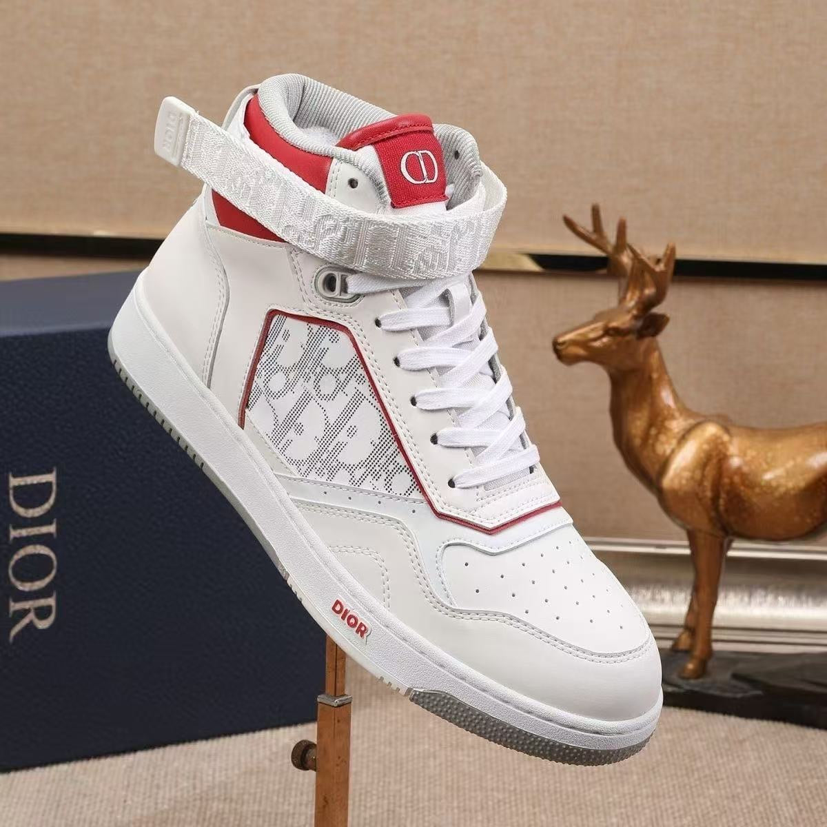 Dior B27 High 'Dior Oblique Galaxy White Red'
