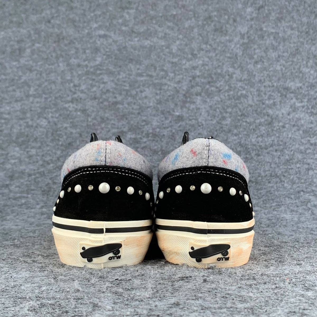 SATOSHI NAKAMOTO x Vans Old Skool Reissue 36 'Speckled Moving Blanket Grey'