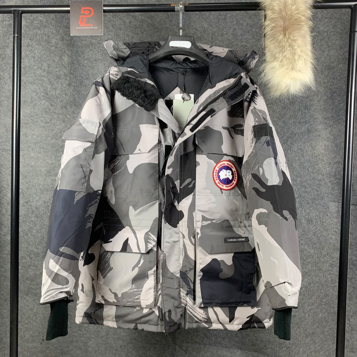 Canada Goose Expedition Parka Gray Camouflage