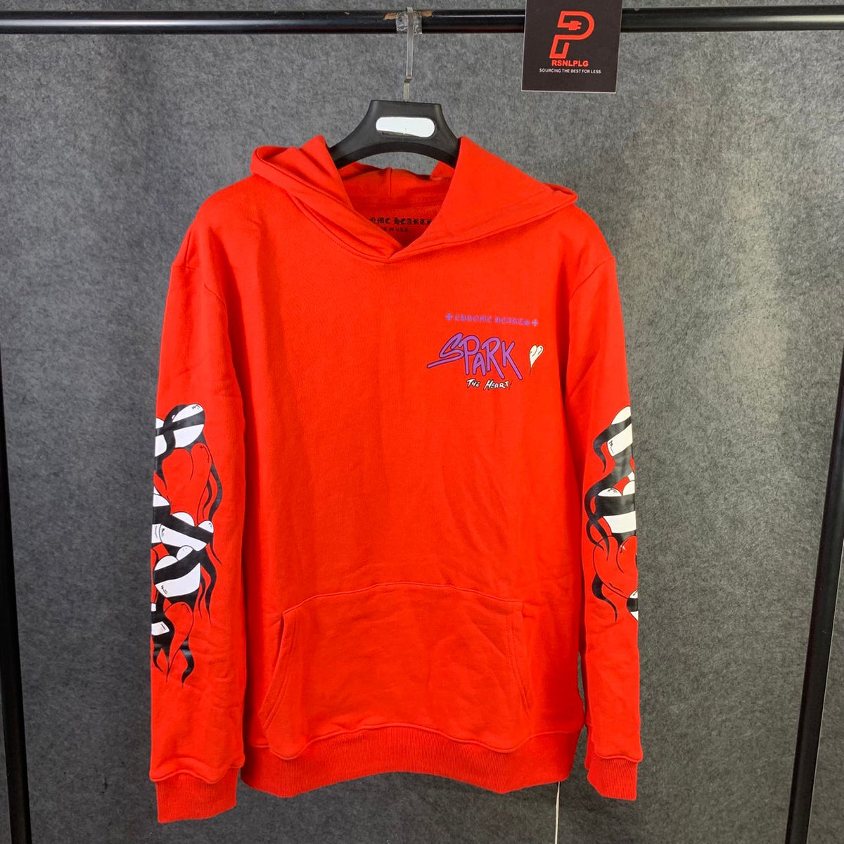 Chrome Hearts Matty Boy Sadistic Lipstick Hoodie 'Red/Orange'
